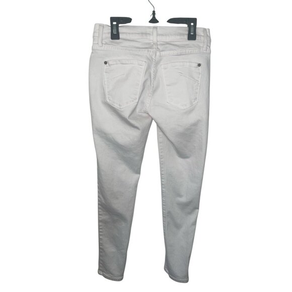 JAMES JEANS Women's Size 27 Waist Twiggy Jeans Frost White Skinny Jeans USA Made - Picture 3 of 10